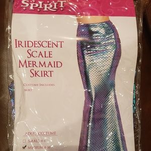 Mermaid skirt & pearl star fish necklace combo.